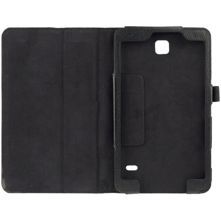 Litchi Texture Flip Leather Case with Holder for Galaxy Tab 4 7.0 / T230 / T231 / T235