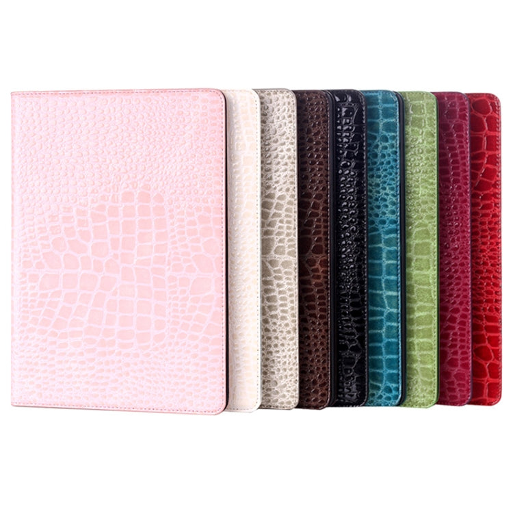 Crocodile Texture Flip Leather Case with Holder for Galaxy Tab S 10.5 / T800 (Light Grey)