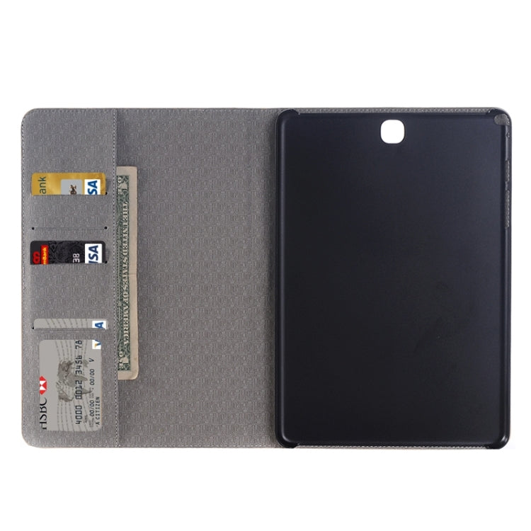 Plaid Pattern Leather Case with Holder & Card slots & Wallet for Galaxy Tab A 9.7 4G LTE / T555, S-SCS-3938A, S-SCS-3938B, S-SCS-3938C