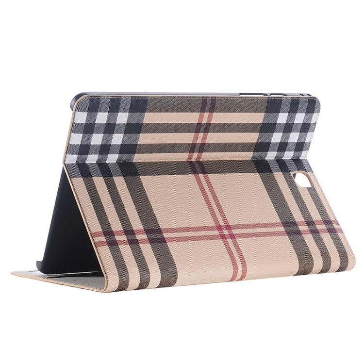 Plaid Pattern Leather Case with Holder & Card slots & Wallet for Galaxy Tab A 9.7 4G LTE / T555, S-SCS-3938A, S-SCS-3938B, S-SCS-3938C