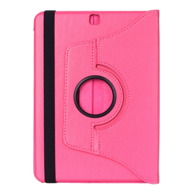 Litchi Texture 360 Degree Rotation Leather Case with multi-functional Holder for Galaxy Tab S2 9.7