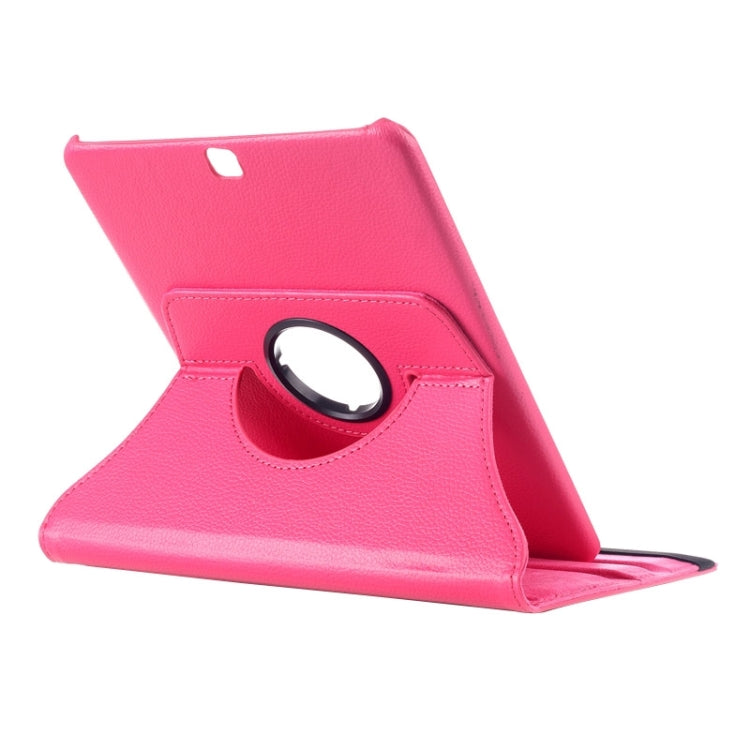 Litchi Texture 360 Degree Rotation Leather Case with multi-functional Holder for Galaxy Tab S2 9.7