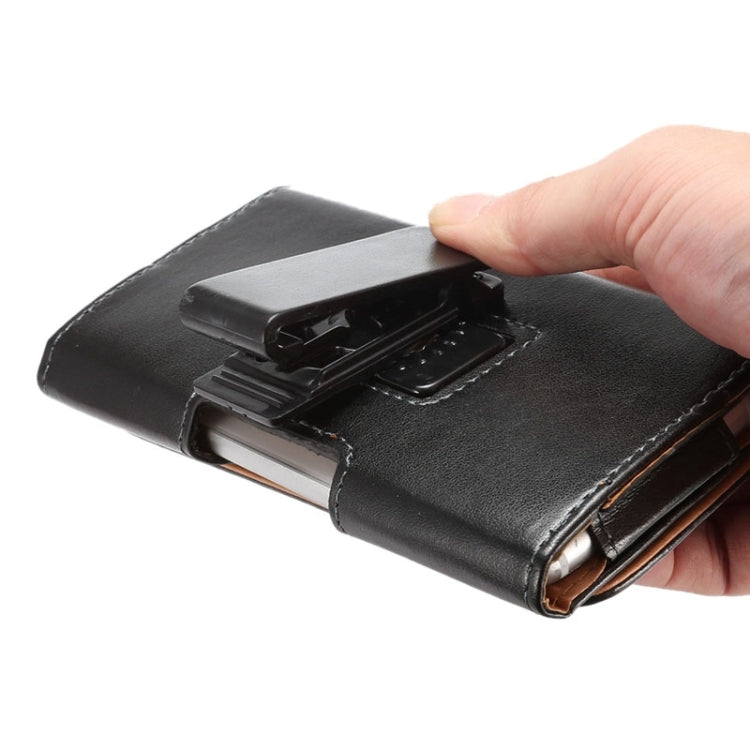 For iPhone X , Galaxy S7 / S6 / S5 / i9082 5.2 inch Sheepskin Texture Universal Rotatable Horizontal Style Leather Case with Belt Hole