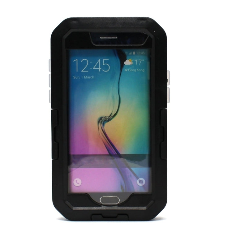 For Galaxy S6 edge / G925 IPX4 Waterproof Shock Protection Tough Case with Bicycle Handlebar Holder , For Galaxy S6 edge