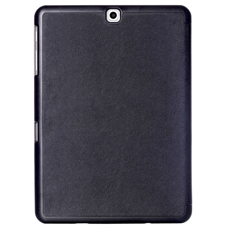 Custer Texture Horizontal Flip Leather Case with 3-folding Holder for Galaxy Tab S2 9.7 / T815