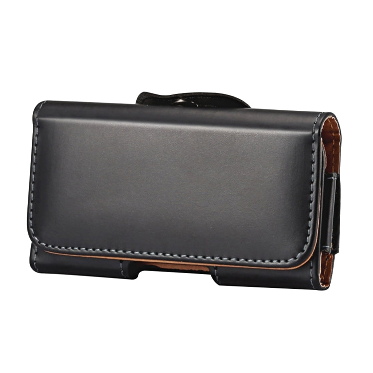 For iPhone X  & Galaxy S7 / G930 & S6 Edge / G925 & S6 / G920 & S5 / G900 & Grand DUOS I9082 Smooth Surface Vertical Flip Leather Case Waist Bag with Back Splint