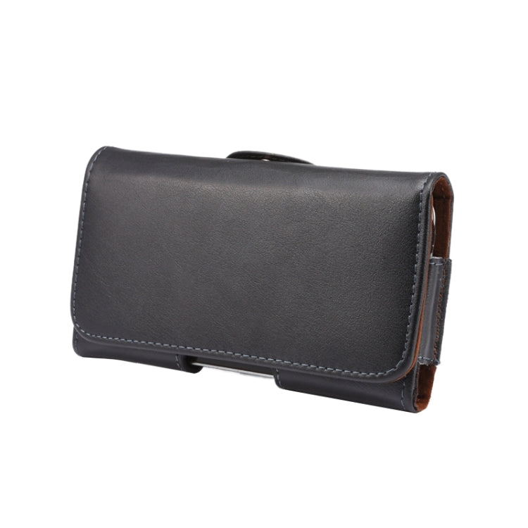 Crazy Horse Texture Universal Horizontal Style Genuine Leather Case / Waist Bag with Back Splint for Galaxy Mega i9208 / i9200 / Mega 2 / i9205