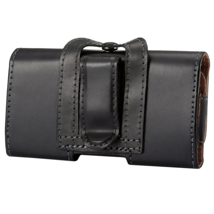 For iPhone X  & Galaxy S6 / G920 Crazy Horse Texture Vertical Flip Leather Case / Waist Bag with Back Splint