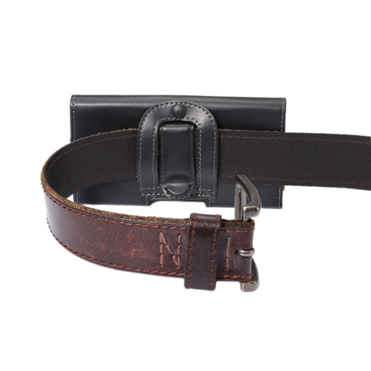 Crazy Horse Texture Vertical Flip Leather Case / Waist Bag with Back Splint for iPhone X  & Galaxy S5 / G900