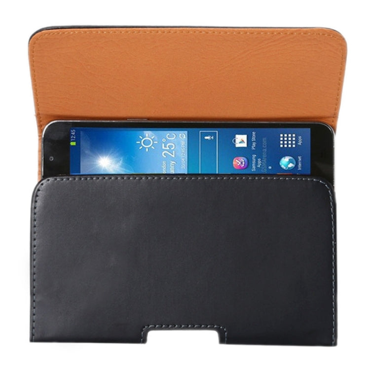Étui à rabat vertical en cuir Crazy Horse 6,3 pouces avec sangle arrière pour Galaxy Mega 6.3 / Mega 2 / G750F