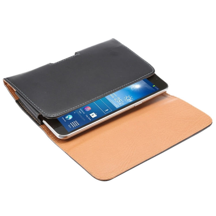 Étui à rabat vertical en cuir Crazy Horse 6,3 pouces avec sangle arrière pour Galaxy Mega 6.3 / Mega 2 / G750F