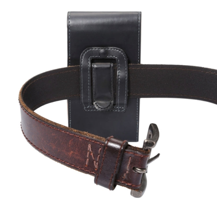 Crazy Horse Texture Vertical Flip Leather Case / Waist Bag with Back Splint and for iPhone X  & Galaxy S5 / G900 & S7 / G935