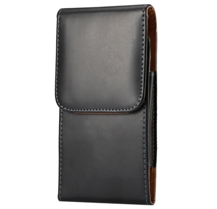 6.3 Inch Crazy Horse Texture Vertical Flip Leather Case / Waist Bag with Back Splint for Galaxy Mega 6.3 & Mega 2 / G750F