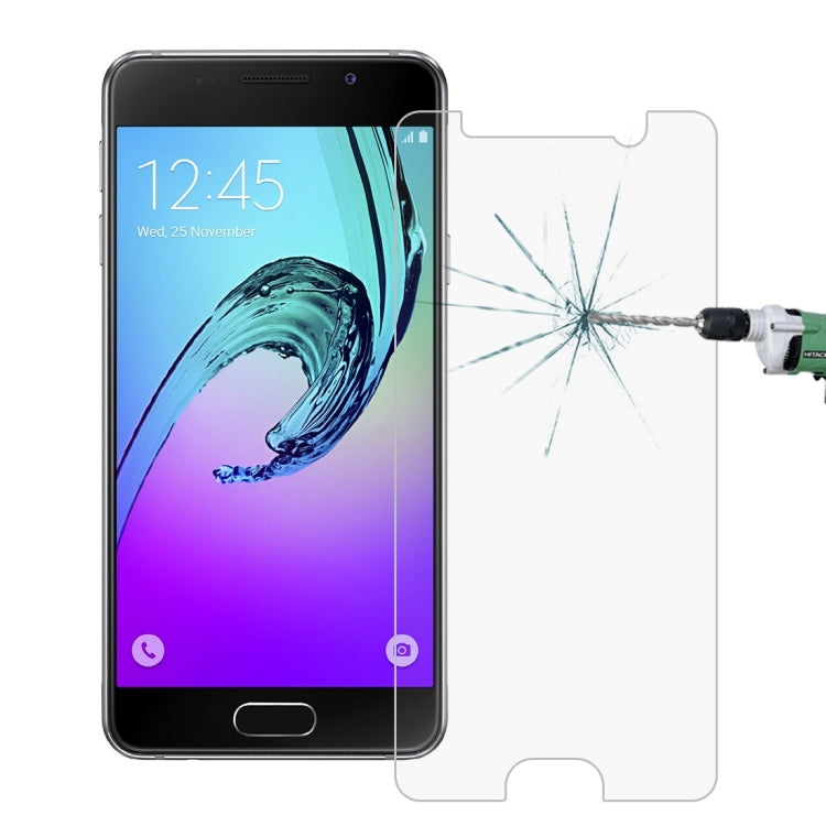 Lot de 10 films de protection d'écran en verre trempé antidéflagrant 2,5D pour Galaxy A3 (2016) / A310, dureté de surface 9H, 0,26 mm