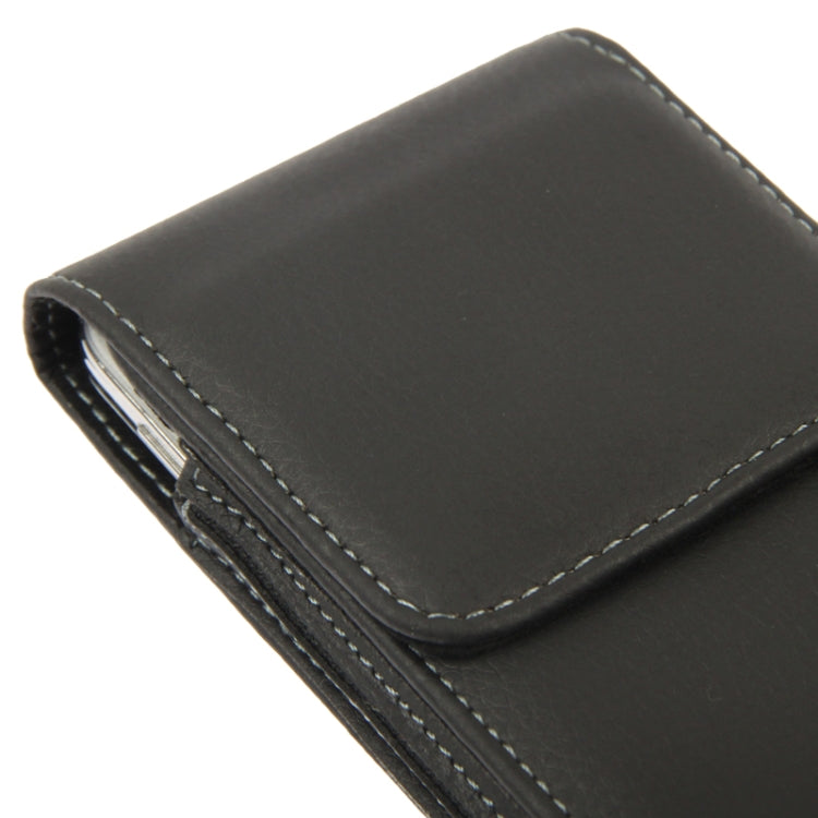 Étui en cuir à rabat vertical avec clip ceinture pour Galaxy S5 / G900