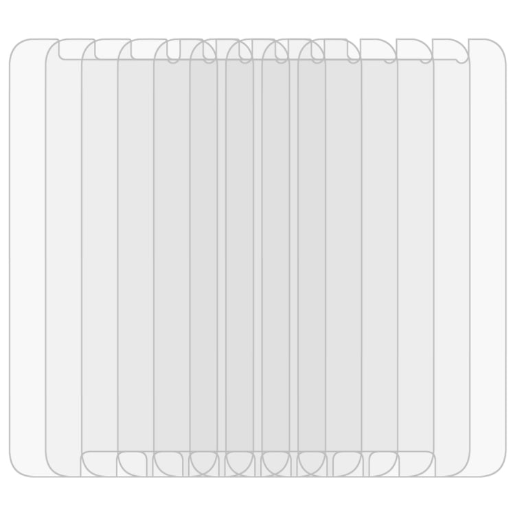 Lot de 10 films de protection en verre trempé antidéflagrant 2,5D pour Galaxy S7 / G930, 0,26 mm, dureté 9H, non plein écran