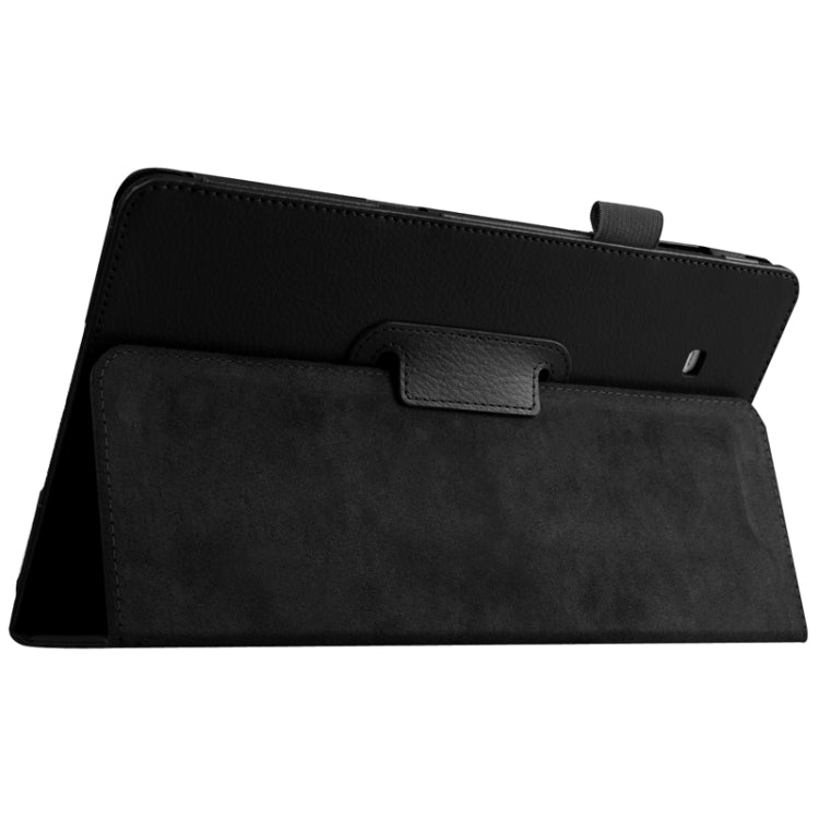 Litchi Texture Horizontal Flip Solid Color Leather Case with Holder for Galaxy Tab E 9.6 / T560 / T561