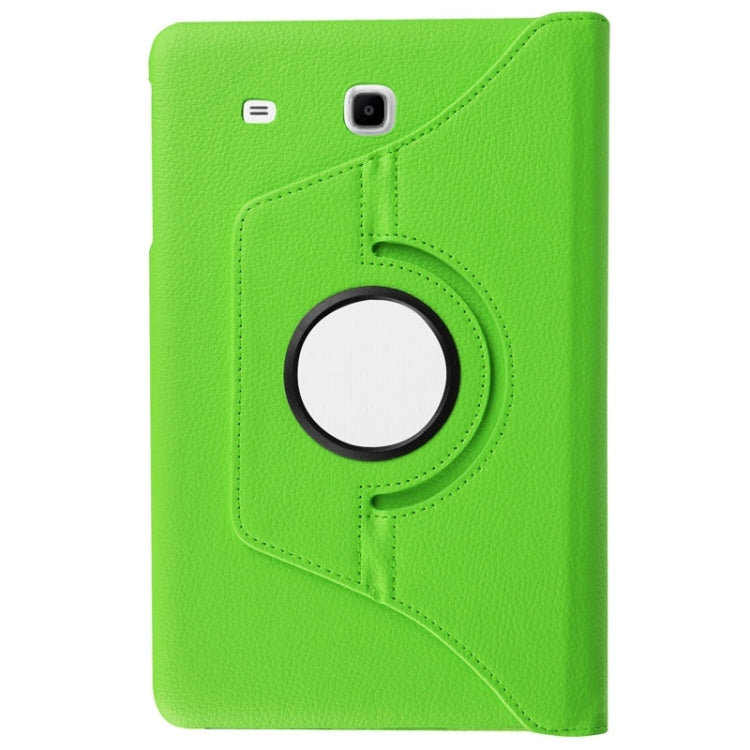 Litchi Texture Horizontal Flip Solid Color Leather Case with 360 Degrees Rotation Holder for Galaxy Tab E 9.6 / T560 / T561