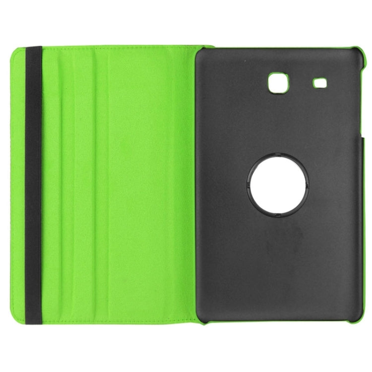 Litchi Texture Horizontal Flip Solid Color Leather Case with 360 Degrees Rotation Holder for Galaxy Tab E 9.6 / T560 / T561