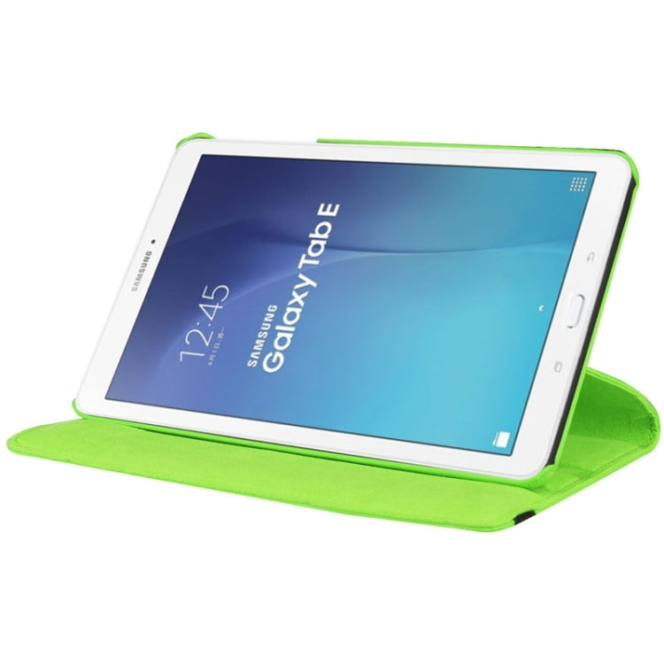 Litchi Texture Horizontal Flip Solid Color Leather Case with 360 Degrees Rotation Holder for Galaxy Tab E 9.6 / T560 / T561
