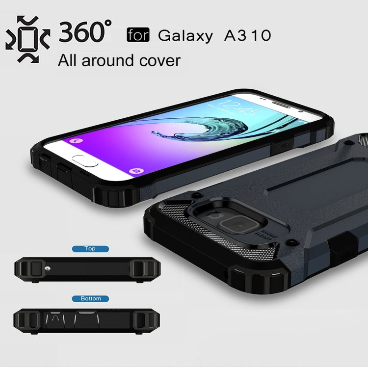 For Galaxy A3 (2016) / A310 Tough Armor TPU + PC Combination Case, For Galaxy A3 (2016) / A310
