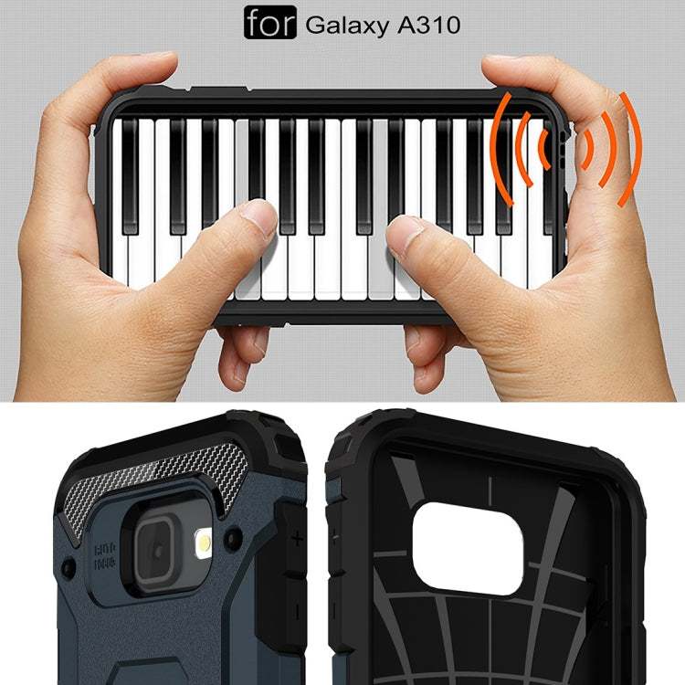 For Galaxy A3 (2016) / A310 Tough Armor TPU + PC Combination Case, For Galaxy A3 (2016) / A310