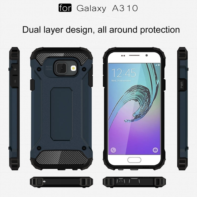 For Galaxy A3 (2016) / A310 Tough Armor TPU + PC Combination Case, For Galaxy A3 (2016) / A310