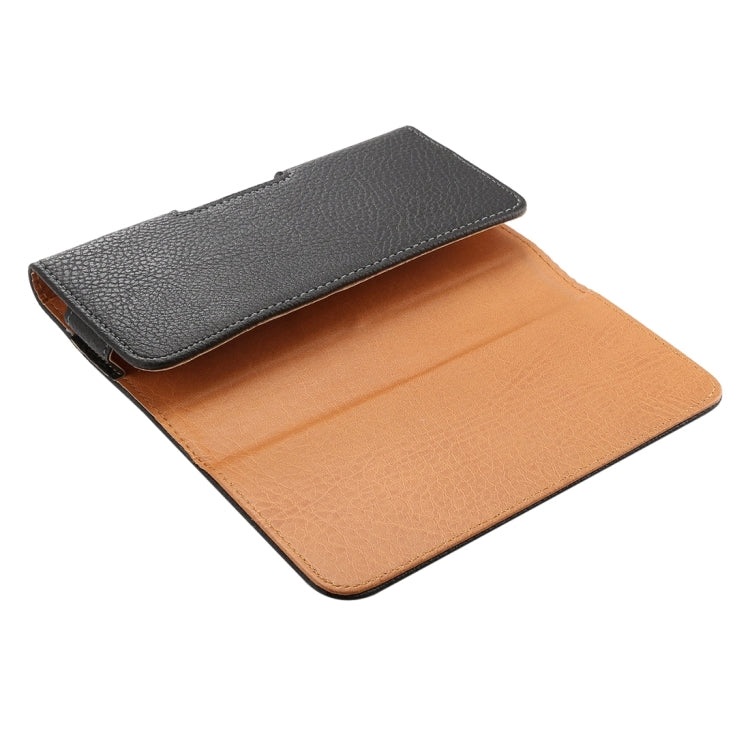 5.7 inch Litchi Texture Vertical Flip Thwartwise Leather Case / Waist Bag for Galaxy S8+ / S9+ / Note 8, iPhone 8 Plus / 7 Plus(Black), For Galaxy Note 5 & Galaxy S7 Plus & Galaxy Note 4 / N910