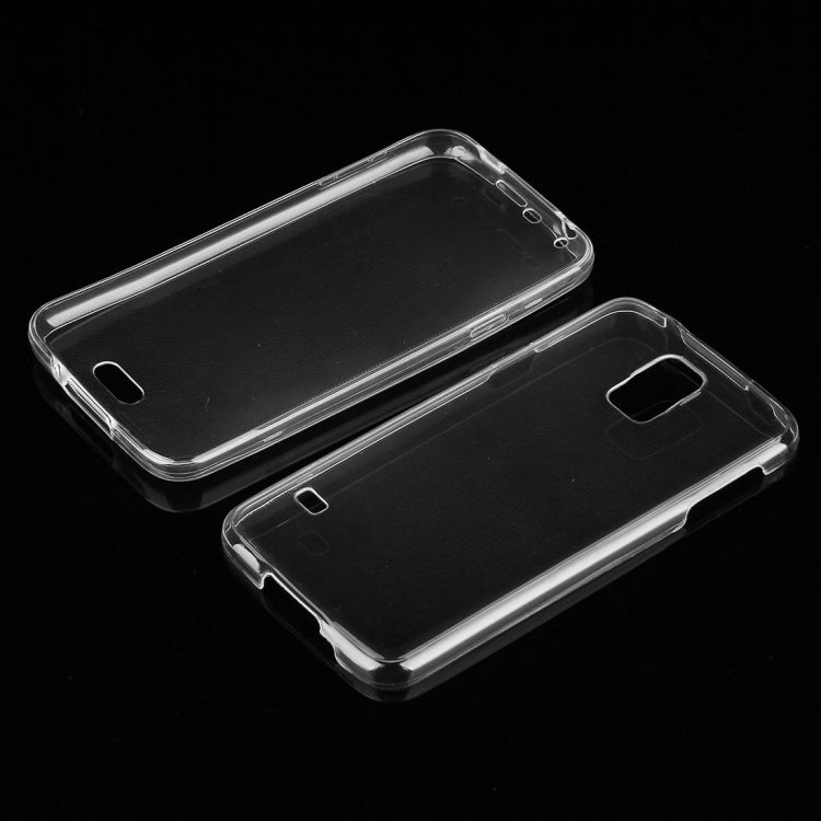 For Galaxy S5 / G900 0.75mm Double-sided Ultra-thin Transparent TPU Protective Case, Galaxy S5 / G900