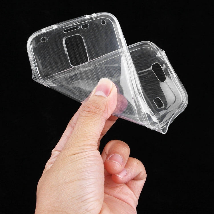 For Galaxy S5 / G900 0.75mm Double-sided Ultra-thin Transparent TPU Protective Case, Galaxy S5 / G900