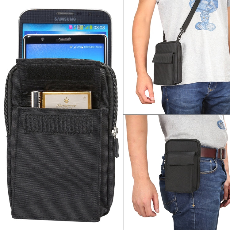 Universal Smartphone Wallet Pouch With Card Slots And Carry Strap