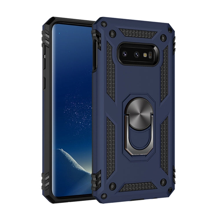 Sergeant Armor Shockproof TPU + PC Protective Case for Galaxy S10e, with 360 Degree Rotation Holder