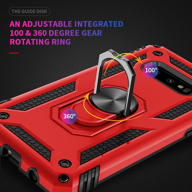 Sergeant Armor Shockproof TPU + PC Protective Case for Galaxy S10e, with 360 Degree Rotation Holder