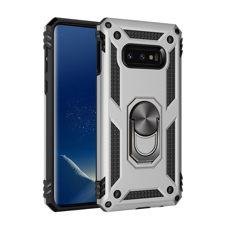 Sergeant Armor Shockproof TPU + PC Protective Case for Galaxy S10e, with 360 Degree Rotation Holder