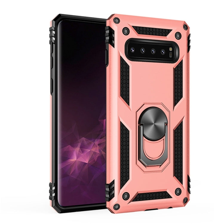 Sergeant Armor Shockproof TPU + PC Protective Case for Galaxy S10 Plus, with 360 Degree Rotation Holder