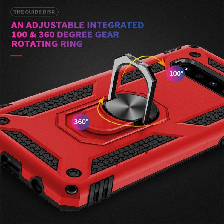 Sergeant Armor Shockproof TPU + PC Protective Case for Galaxy S10 Plus, with 360 Degree Rotation Holder