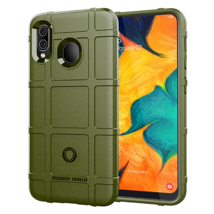 Shockproof Rugged  Shield Full Coverage Protective Silicone Case for Galaxy A30, For Galaxy A30