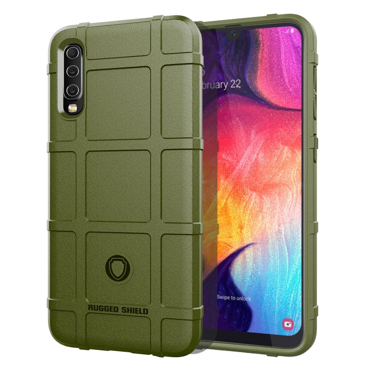 Shockproof Rugged  Shield Full Coverage Protective Silicone Case for Galaxy A50, For Galaxy A50