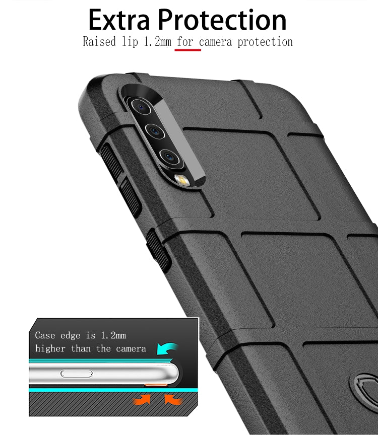 Shockproof Rugged  Shield Full Coverage Protective Silicone Case for Galaxy A50, For Galaxy A50