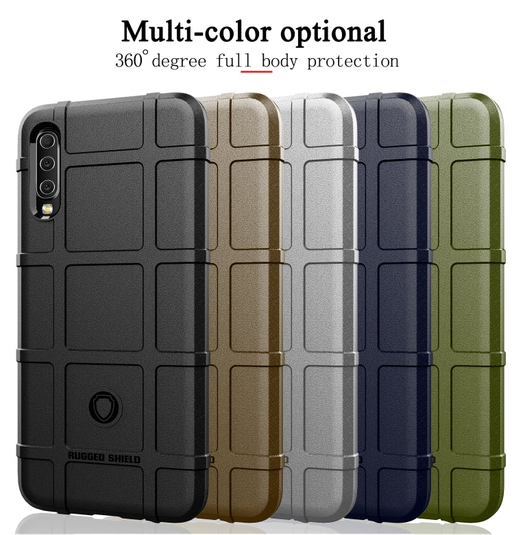 Shockproof Rugged  Shield Full Coverage Protective Silicone Case for Galaxy A70, For Galaxy A70