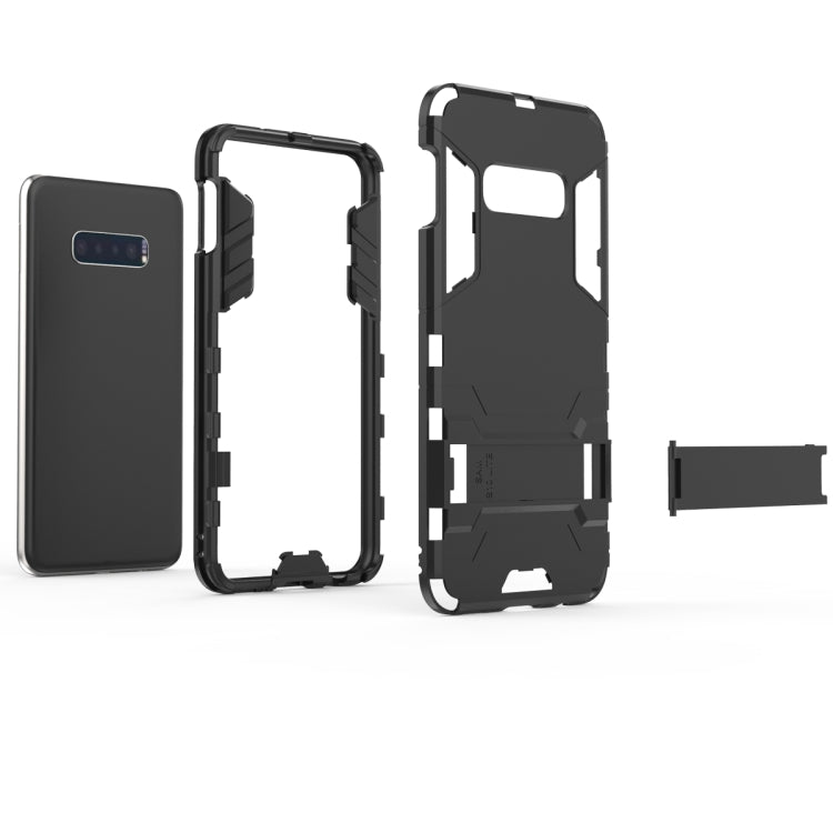Shockproof PC + TPU Case for Galaxy S10e, with Holder