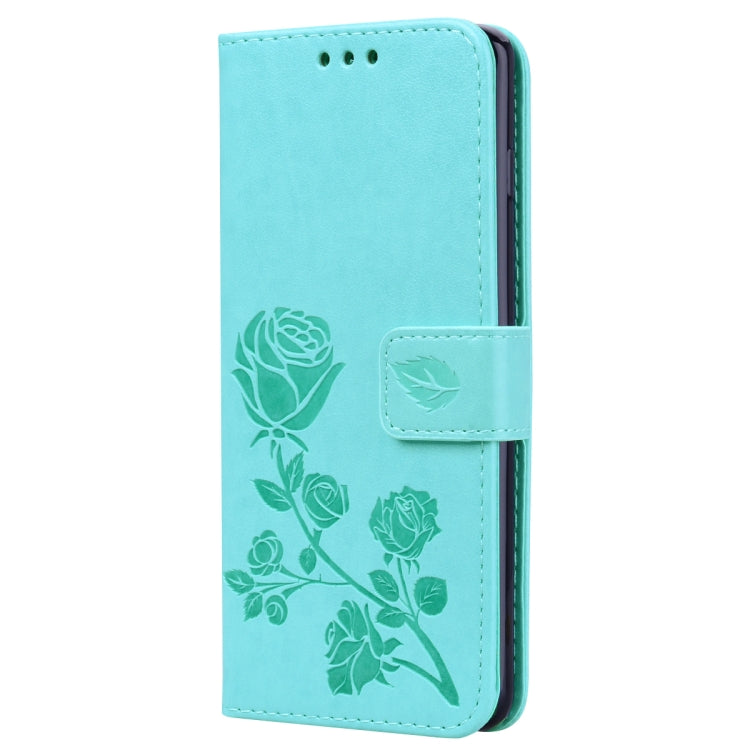 Rose Embossed Horizontal Flip PU Leather Case for Galaxy S10 Plus, with Holder & Card Slots & Wallet