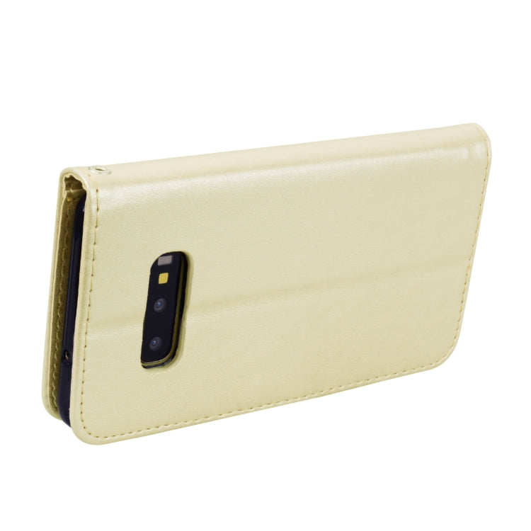 Rose Embossed Horizontal Flip PU Leather Case for Galaxy S10e, with Holder & Card Slots & Wallet