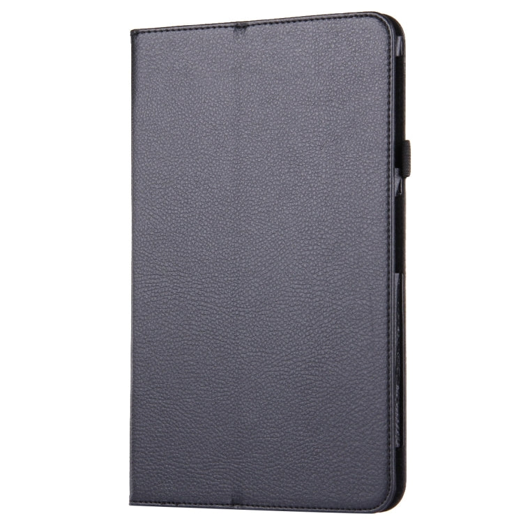 For Galaxy Tab A 10.1 / T580 Litchi Texture Magnetic Horizontal Flip Leather Case with Holder & Sleep / Wake-up Function