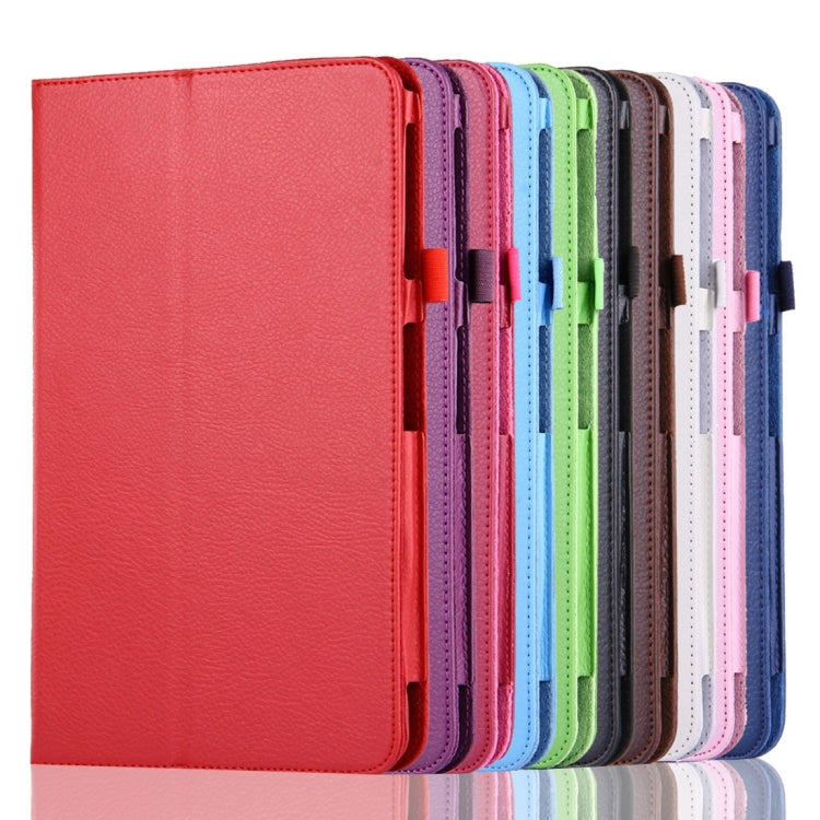 For Galaxy Tab A 10.1 / T580 Litchi Texture Magnetic Horizontal Flip Leather Case with Holder & Sleep / Wake-up Function, For Galaxy Tab A 10.1 (2016) / T580, Galaxy Tab A 10.1 (2016)