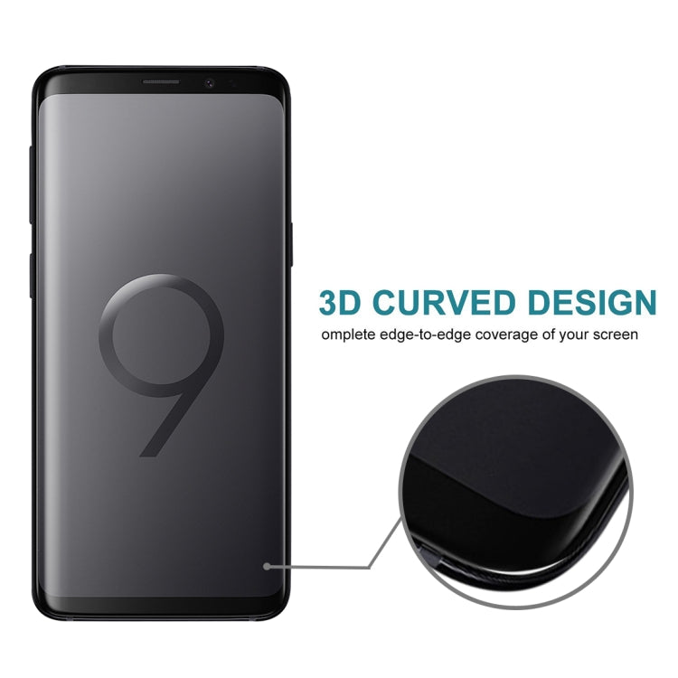 For Galaxy S9 0.3mm 9H Surface Hardness 3D Privacy Anti-glare Tempered Glass Protective Film