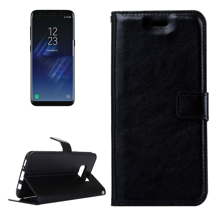 For Galaxy S8 Retro Crazy Horse Texture Horizontal Flip Leather Case with Holder & Card Slots & Wallet & Photo Frame, Galaxy S8, For Galaxy S8, For Samsung Galaxy S8