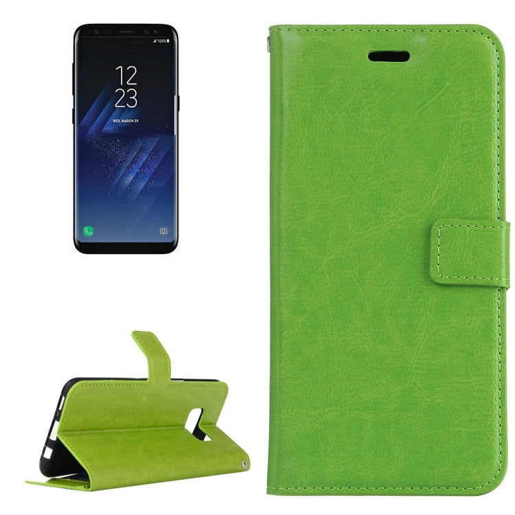 For Galaxy S8 Retro Crazy Horse Texture Horizontal Flip Leather Case with Holder & Card Slots & Wallet & Photo Frame, For Samsung Galaxy S8, For Galaxy S8, Galaxy S8