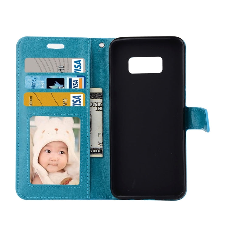 For Galaxy S8 Retro Crazy Horse Texture Horizontal Flip Leather Case with Holder & Card Slots & Wallet & Photo Frame, Galaxy S8, For Galaxy S8, For Samsung Galaxy S8