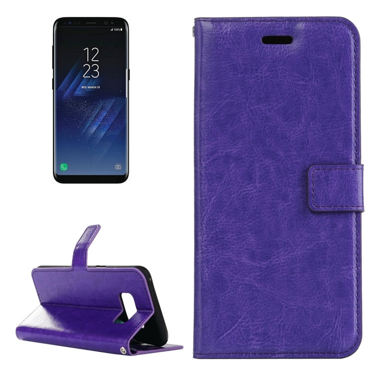 For Galaxy S8 Retro Crazy Horse Texture Horizontal Flip Leather Case with Holder & Card Slots & Wallet & Photo Frame, Galaxy S8, For Galaxy S8, For Samsung Galaxy S8